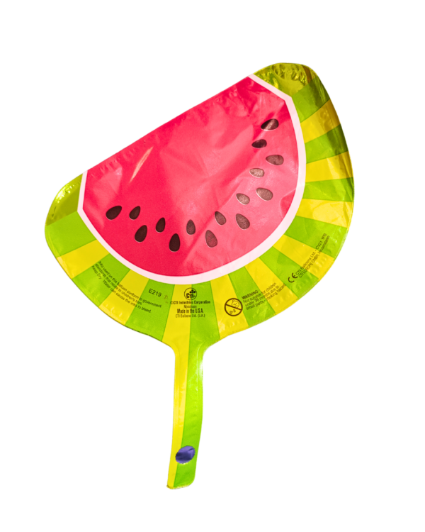 🎈 Globo Metálico de 9 ” REBANADA  – "¡SANDIA! 🎁CTI BALLOONS